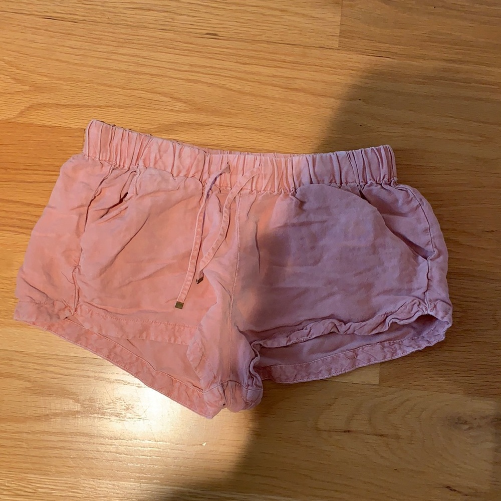 Pink cotton soft shorts